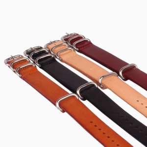 ultimo correa reloj cuero vintage nato desgastado