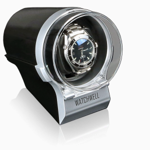 ultimo remontoir automatico relojes devo plateado negro