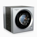 ultimo remontoir reloj automatico chronovision one cromo mate argento mate