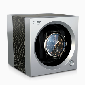 ultimo remontoir reloj automatico chronovision one cromo mate argento mate